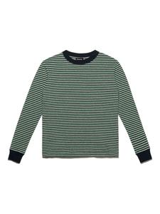 Полосатый топ с длинными рукавами Mainless, синий