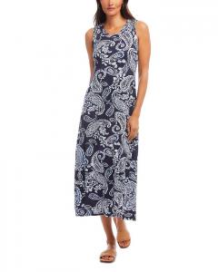 Безрукавное платье миди Karen Kane, мультиколор