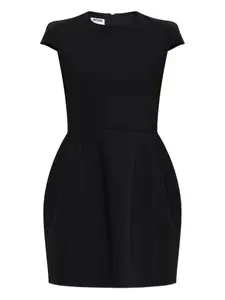 Платье мини с рукавами кап Moschino, черный