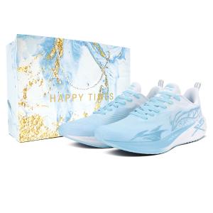 Li-Ning Li Ning Wuyue Cushioning, Wear Resistant Low top Casual City Commute Running Shoes мужские синие белые