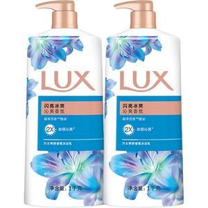 Гель для душа lotus skin успокаивающий ароматный увлажняющий очищающий 600г/720мл/720мл*2/1000г/1000г*2 LUX, shiny ice cool 1000ml x 2