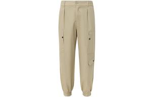 Вязаные спортивные штаны унисекс светло-хаки CAT