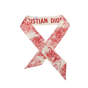 Шелковый шарф женский DIOR, белый