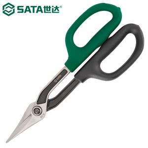 SATA 93218 ножницы для листового железа, заостренные ножницы для листового железа, проволочная сетка, алюминиевые пластины, ножницы для пластин из нержавеющей стали 12 дюймов