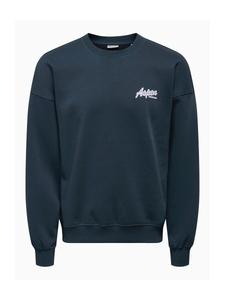 Толстовка Only & Sons ONSCERES SKI, Night Blue