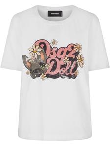 Dsquared2 футболка с логотипом, белый