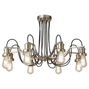 Потолочный светильник searchlight Olivia 8-flammig, сталь - серебро