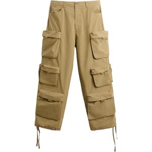 Брюки-карго мужские загар Zara, цвет Tan