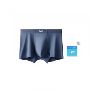 Трусы мужские Modal летние дышащие комфортные мягкие боксеры 4 шт набор в подарочной коробке Lee, синий