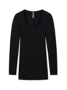 Лонгслив SCHIESSER Shirt, черный