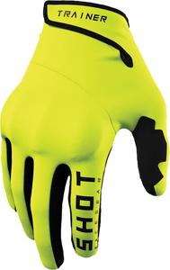 Мотокроссовые перчатки Shot trainer ce 3.0 для зимы, Neon Yellow