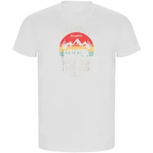 Футболка с коротким рукавом Kruskis Life Rocks ECO, белый