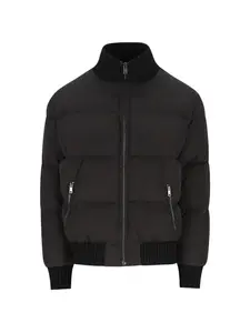 Стеганая куртка Prada, черный