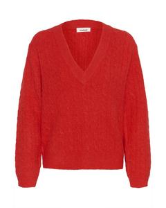 SOAKED IN LUXURY Свитер 'SLVespera' красный