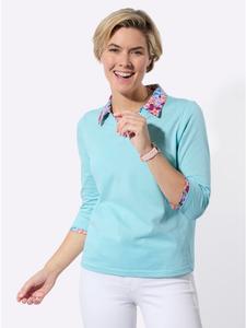 Рубашка поло цвета аквамарина WITT WEIDEN