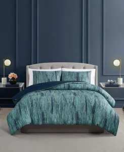 Комплект постельного белья из 3 предметов с полосатым узором, размер Full/Queen Vince Camuto, мультиколор