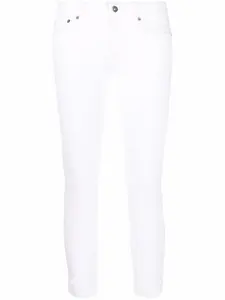 Укороченные джинсы Dondup, белый
