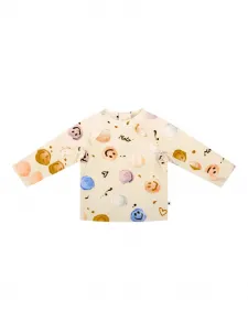 Топ с длинными рукавами и принтом для защиты от солнца Molo, бежевый