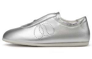NATURSUN Женские повседневные туфли на низком ходу серебристые, цвет Silver