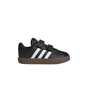 Кроссовки adidas VL Court 3.0 I Black White Gum, черный