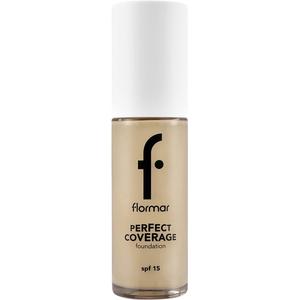 Тональная основа Flormar Perfect Coverage SPF 15, 102 Soft Beige / 30 ml