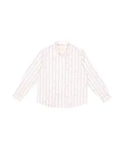 Рубашка-Оксфорд в полоску с лимонным узором Bram'S Fruit, мультиколор