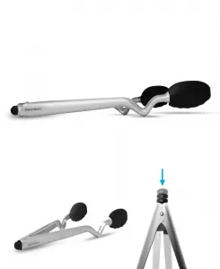 Щипцы из нержавеющей стали и силикона, 30 см Dreamfarm, серебряный