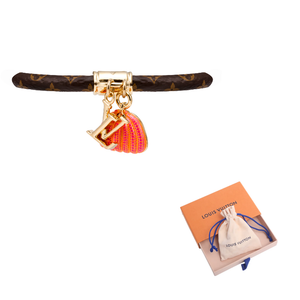 Браслет Lv X Yk с подвеской Pumpkin LOUIS VUITTON, коричневый