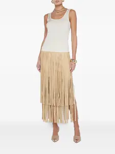 Топ Chrissy с U-образным вырезом L'Agence, белый