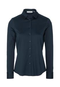 Рубашка из джерси приталенная Eterna, синий