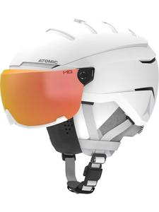 Atomic Горнолыжный шлем с визором белого цвета