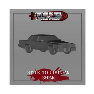 Гражданский седан Stiletto, Curtain or Iron - A World Divided (28mm)