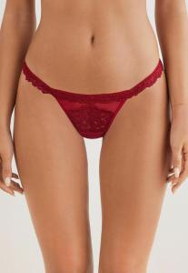 Трусы Intimissimi STRING PRETTY FLOWERS, Red/Dark Red