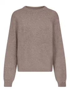 Свитер с круглым вырезом «Тристан» LouLou de Saison, коричневый