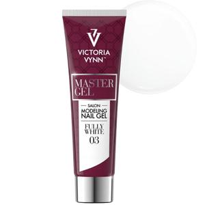Акриловый гель для наращивания Victoria Vynn Master Gel, цвет белый 03, полностью белый 60 г
