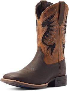 Мужские вестерн-бутсы Ariat Cowpuncher Venttek, темно-коричневый