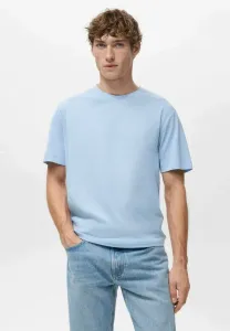 Простая футболка Mango, Sky Blue