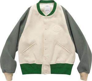 Куртка Visvim Varsity 'Green', зеленый
