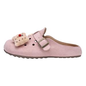 Тихие устойчивые к истиранию нескользящие закрытые тапочки women's XMISTUO, розовый