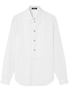 Рубашка Versace Crystal Piqué в деловом стиле, белый