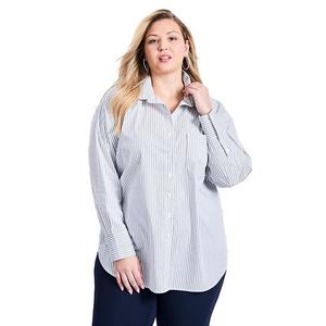 Женская рубашка Karolina в полоску, plus size Avenue