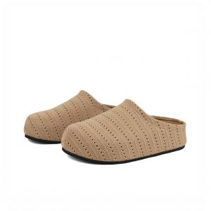 SHUMO Бесшумные устойчивые к запахам износостойкие нескользящие закрытые тапочки для женщин Хаки, цвет Khaki