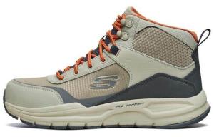 Skechers Escape Plan Lifestyle Shoes Men High-top Charcoal Grey/brown