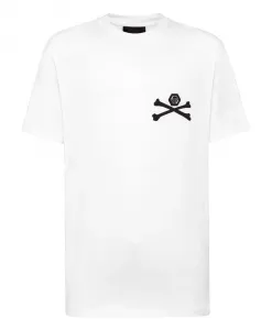 Футболка из джерси rundhals скелететт Philipp Plein, белый