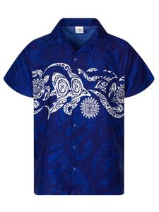 Рубашка King Kameha Maori Chest, синий