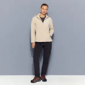 Женская флисовая куртка из горной овчины Mountain Pro, коричневый