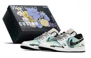 Кроссовки Air 1 Vintage мужские низкие Jordan, синий/зеленый