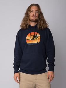 Толстовка wat? Apparel Sweatshirt Sunset on palm beach, темно-синий