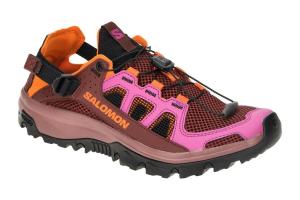 Кроссовки Salomon Techamphibian 5, красные, розовые, женские, 479654