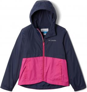 Куртка Columbia для девочек Rain-Zilla, Nocturnal/Pink Ice